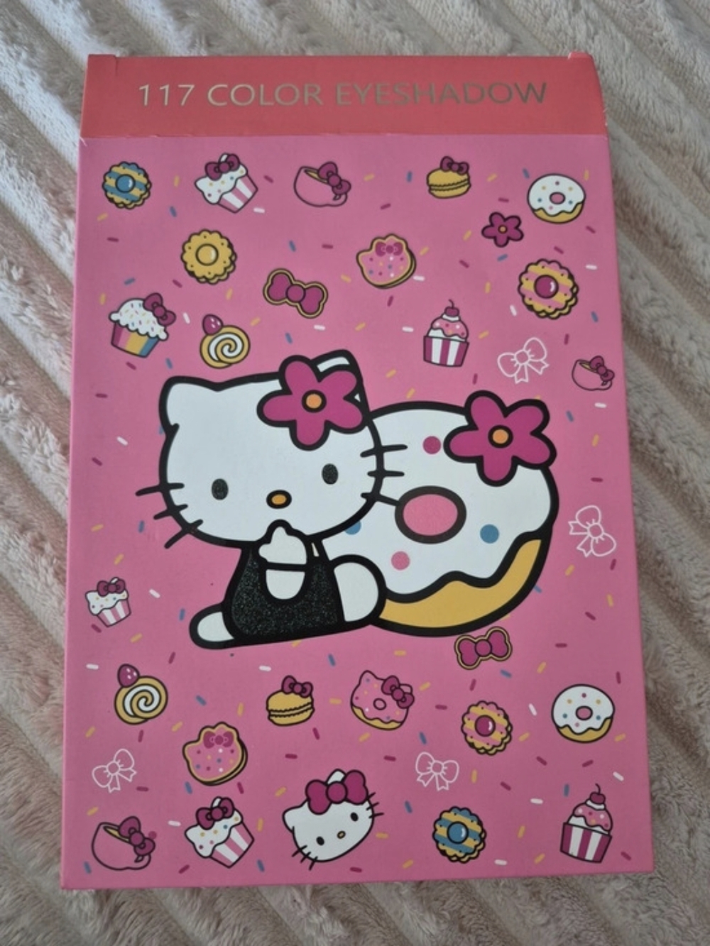 Hello Kitty 117 Color Eyeshadow Palette in Pink Multicolor New